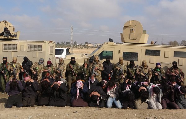 Anti-terror raids in al-Hasakeh, al-Raqa and Deir Ezzor are ongoing. On January 31, the SDF arrested 27 ISIS suspects in the vicinity of al-Raqa. [Syrian Democratic Forces/Twitter]