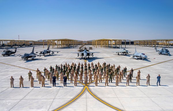 The air forces of Saudi Arabia, the United States, Bahrain and Pakistan participated in the 10-day Spears of Victory 2022 military exercise at the Air War Centre at King Abdulaziz Air Base in eastern Saudi Arabia. [Saudi Defence Ministry]