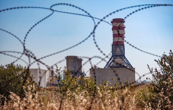 A picture taken on July 10 shows the Deir Ammar power station in the northern Lebanese city of Tripoli. As Lebanon continues to face severe electricity shortages, Hizbullah has begun to sell solar panels, extending loans to be used for their purchase via al-Qard al-Hasan. [Ibrahim Chalhoub/AFP]