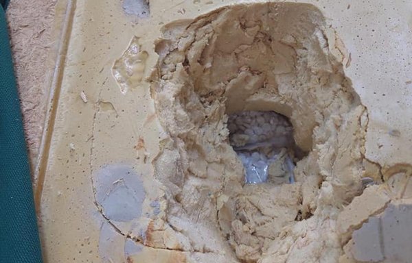 A shipment of Captagon pills seized by Jordanian customs authorities, seen here on April 12, was smuggled in from an area of Syria controlled by Iran-backed militias. [Jordanian Customs]