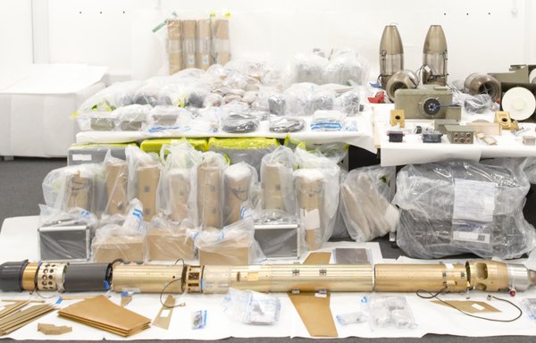 In a first for the UK Royal Navy, HMS Montrose seized in early 2022 smuggled Iranian missiles in international waters south of Iran. [UK Ministry of Defence]