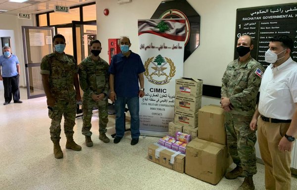 The Directorate of Civil-Military Co-operation plays a leading role in border areas with Syria and within Lebanese communities hosting Syrian refugees. [Lebanese Army Command Directorate of Guidance]