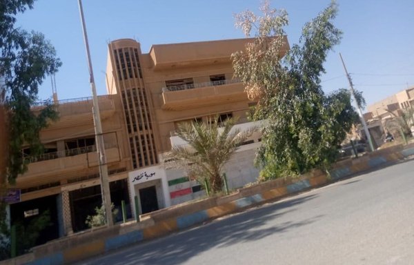 This photo shows a 47th Regiment and Kataib Hizbullah headquarters in the Albu Kamal district of al-Kataf. The Deir Ezzor province town is on the border with Iraq. [Thuwar Albu Kamal account on Telegram]
