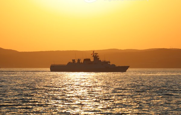A Chinese missile frigate, part of a destroyer flotilla with the Chinese navy, transits in formation during a recent round-the-clock maritime exercise. In and around Chinese-controlled ports around the world, surveillance is expanding exponentially. [Chinese Ministry of Defence]