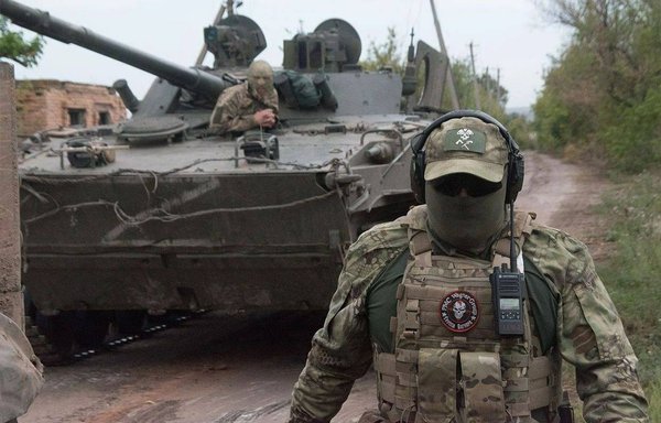 Wagner mercenaries operating in Ukraine. [Wagner Group]