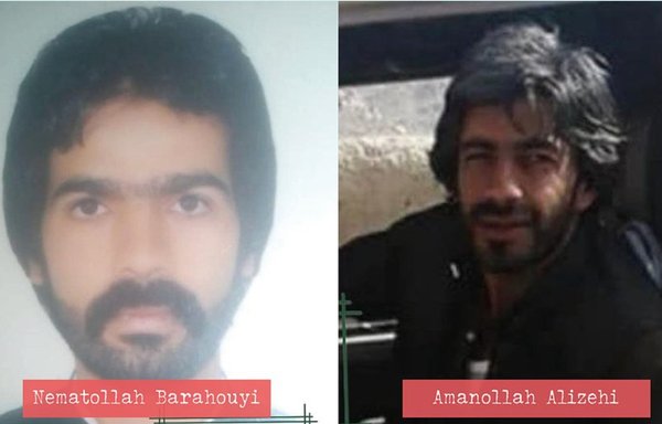 أعدم في سجن زاهدان المركزي رجلان من البلوش بتهم تتعلق بالمخدرات، وهما نعمة الله براهوي وأمان الله عليزهي. وقد قتل حراس السجن براهوي لمقاومته عملية الإعدام، ومع ذلك علقت جثته على المشنقة لتسجيل الإعدام كسبب للوفاة تجنبا لأي تبعات قانونية. [حقوق الإنسان في إيران]