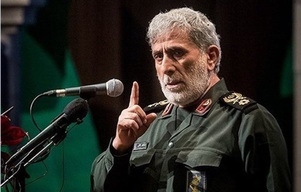 IRGC-QF commander Esmail Qaani, seen here in April, lacks his predecessor's knowledge and contacts in the region, experts say. [Tasnim]