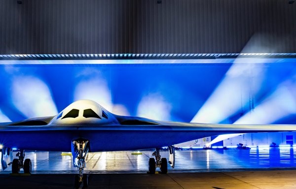 The new B-21 Raider was unveiled at Northrop Grumman's factory in California on December 2. [US Air Force]