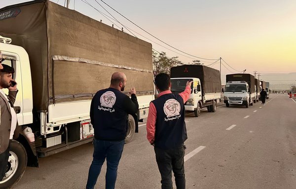 Iraqis prepare to leave displacement camps in Sulaimaniyah and return to their hometowns in Salaheddine province on December 12. [Iraqi Ministry of Migration and Displacement]