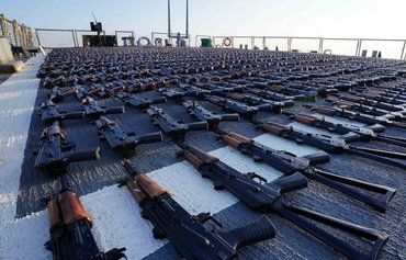 Over 2,000 assault rifles seized on Iran-Yemen maritime smuggling route