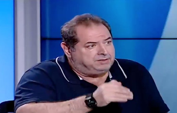 الصراف اللبناني حسن مقلد المدرج على لائحة العقوبات يظهر هنا في أيلول/سبتمبر 2021 في لقطة شاشة من فيديو بقناة بانوراما توداي، أعاد نشره في حسابه على موقع تويتر.