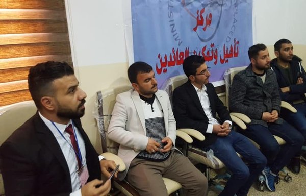 Iraqi youth attend a programme at a government rehabilitation centre in Ninawa province on March 2, 2019. [Iraqi Ministry of Migration and Displacement]
