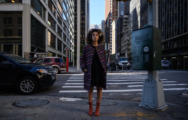 Iranian-American women's rights activist Masih Alinejad, seen here in New York on October 6, was targeted in a kidnapping plot disrupted by the FBI and has identified herself as the target of an assassination plot. [Ed Jones/AFP]
