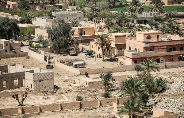 This picture shows a partial view of al-Baghouz in Syria's northern Deir Ezzor province, on March 24, 2021, as the village recovers from the ISIS occupation. [Delil Souleiman/AFP]