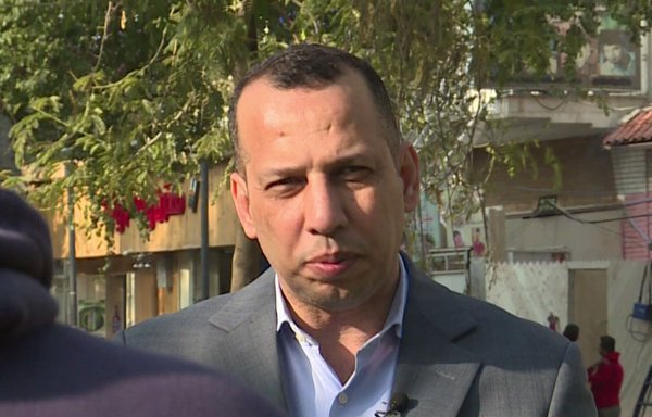 This screenshot from a video made February 11, 2019, shows Iraqi extremism expert Hisham al-Hashemi speaking during an interview in Baghdad. [AFP/AFPTV]