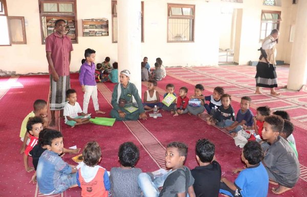 The Houthis hold a summer camp in al-Hodeidah province's al-Hali district in this undated photo. [General Authority for Martyrs' Families in Sanaa province]