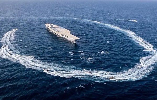 Iran has a history of harassing ships passing through the Strait of Hormuz. [Kojaro]